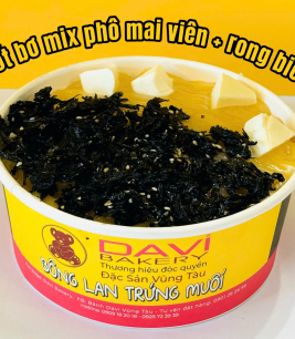 BÔNG LAN SỐT BƠ MIX PHÔ MAI VIÊN, RONG BIỂN